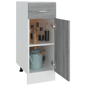 Unterschrank Lyon Grau Sonoma 30x46x81,5 cm