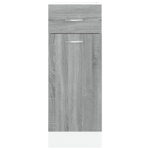 Unterschrank Lyon Grau Sonoma 30x46x81,5 cm