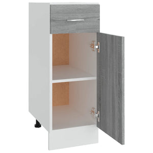 Unterschrank Lyon Grau Sonoma 30x46x81,5 cm