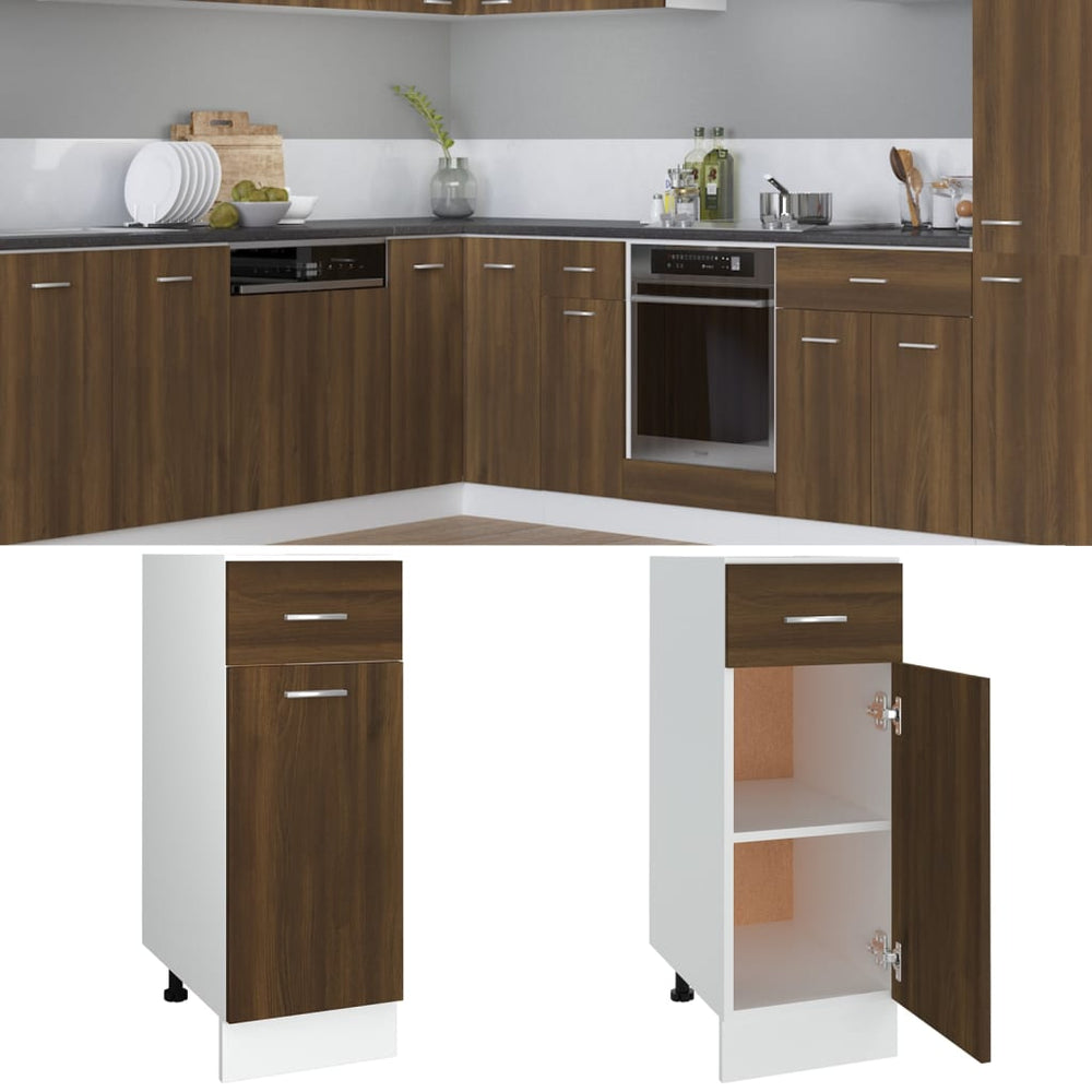 Unterschrank Lyon Braun Eichen-Optik