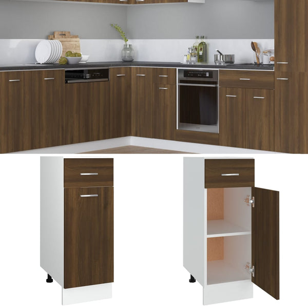 Unterschrank Lyon Braun Eichen-Optik