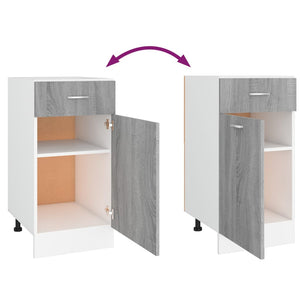 Unterschrank Lyon Grau Sonoma 40 cm