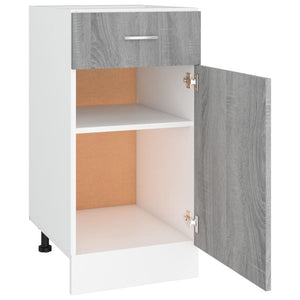 Unterschrank Lyon Grau Sonoma 40 cm