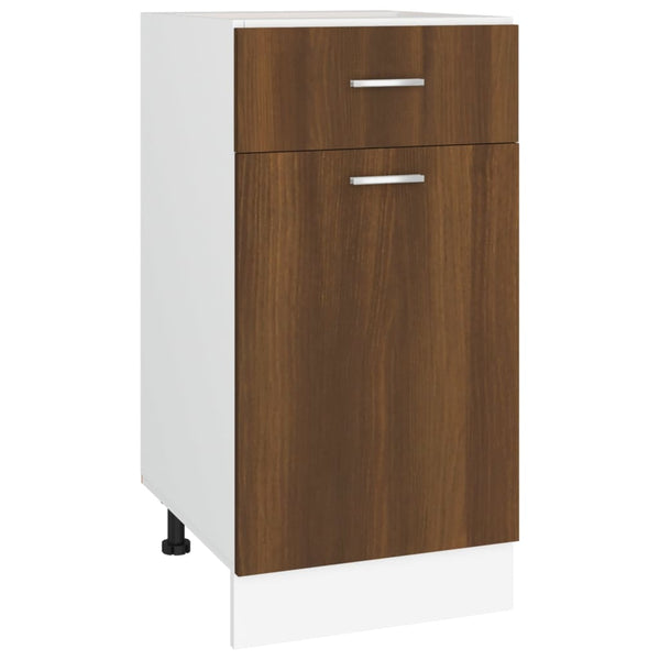 Unterschrank Lyon Braun Eiche 40x46x81,5 cm
