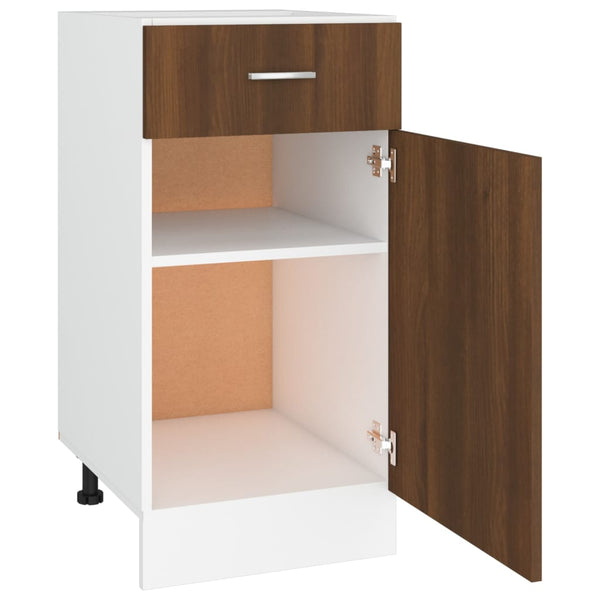 Unterschrank Lyon Braun Eiche 40x46x81,5 cm