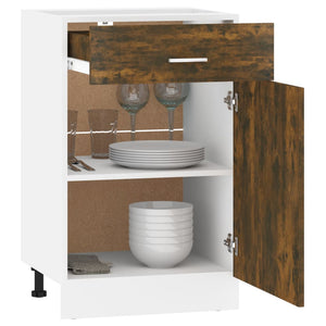Unterschrank Lyon Räuchereiche 50 cm