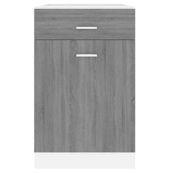 Unterschrank Lyon Grau Sonoma 50 cm