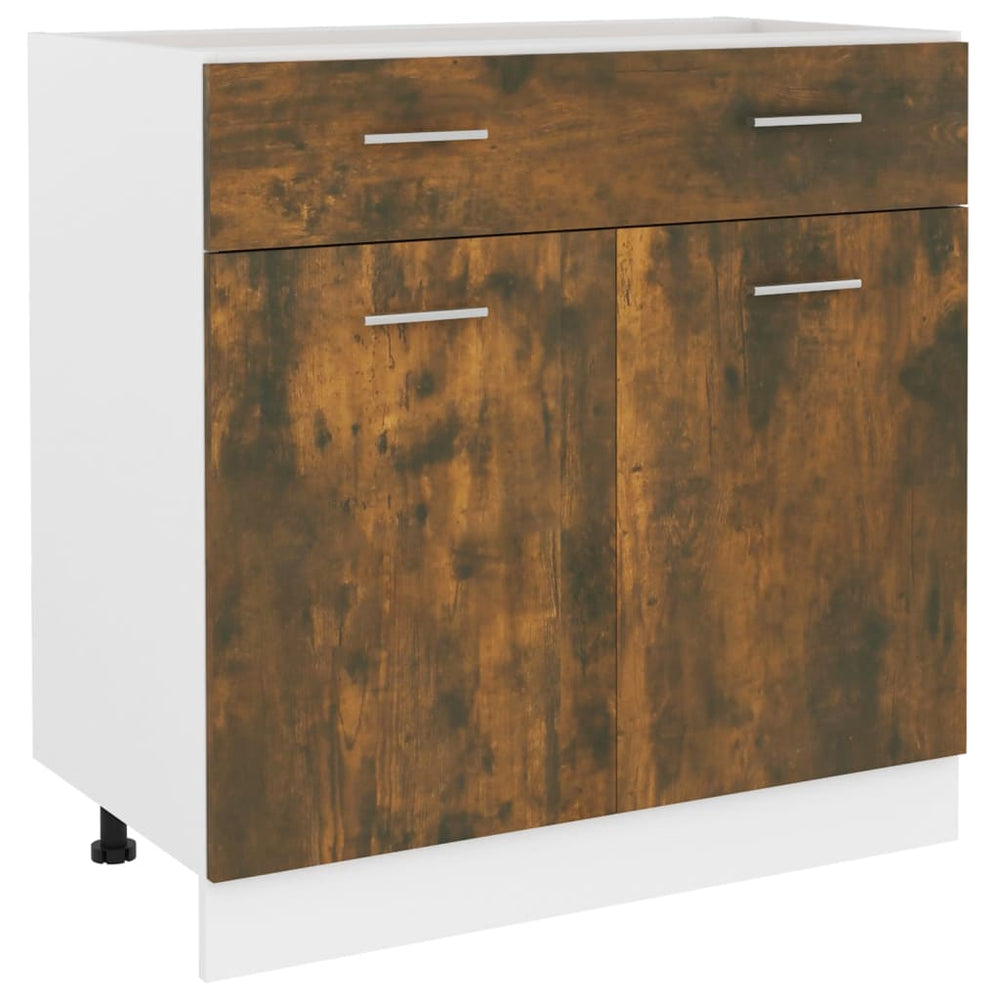 Unterschrank Lyon Räuchereiche 80 cm