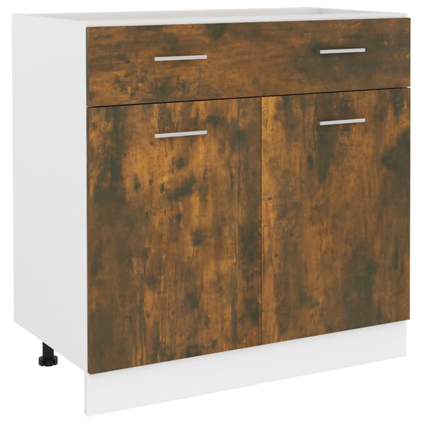Unterschrank Lyon Räuchereiche 80 cm
