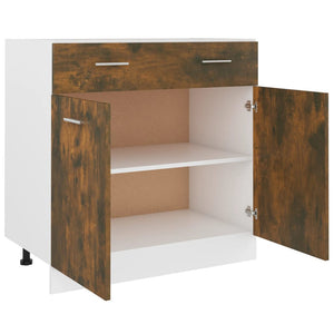 Unterschrank Lyon Räuchereiche 80 cm