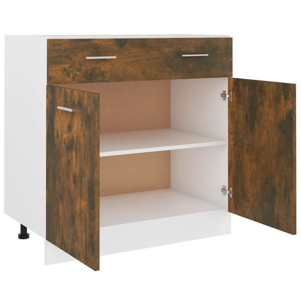 Unterschrank Lyon Räuchereiche 80 cm