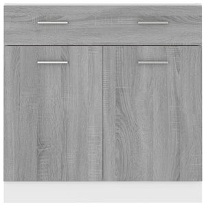 Unterschrank Grau Sonoma 80cm