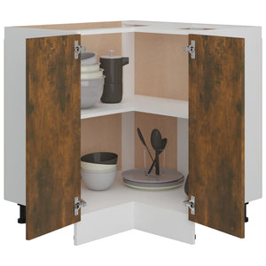Küchenschrank Räuchereiche 75,5x75,5x81,5 cm