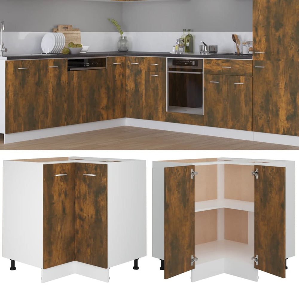Küchenschrank Räuchereiche 75,5x75,5x81,5 cm