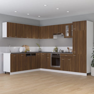 Küchenschrank Braun Eichenoptik 75,5x75,5x81,5cm