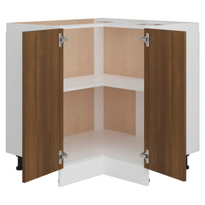 Küchenschrank Braun Eichenoptik 75,5x75,5x81,5cm
