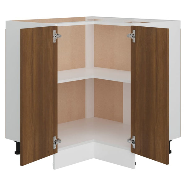Küchenschrank Braun Eichenoptik 75,5x75,5x81,5cm