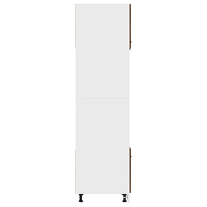 Mikrowellen-Umbau Schrank Lyon Eiche Braun 60x207 cm