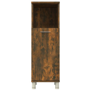 Badschrank Räuchereiche 30x30x95 cm