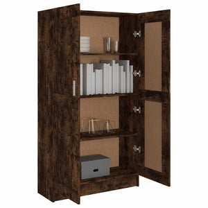 Bücherschrank Räuchereiche 82,5x150 cm