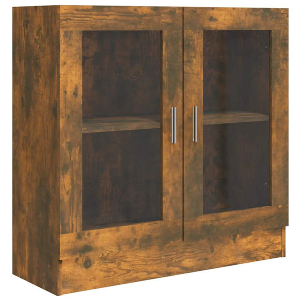 Vitrinenschrank Räuchereiche 82,5 cm