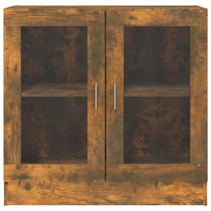 Vitrinenschrank Räuchereiche 82,5 cm