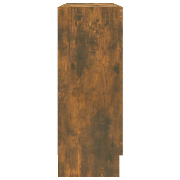 Vitrinenschrank Räuchereiche 82,5 cm