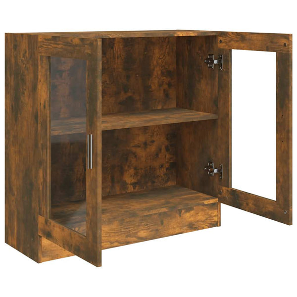 Vitrinenschrank Räuchereiche 82,5 cm