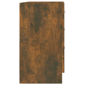 Waschbeckenschrank Räuchereiche 63 cm