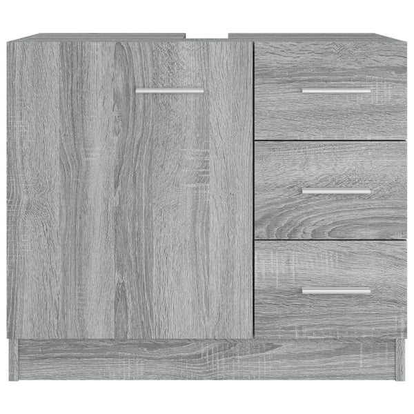 Waschbeckenschrank Grau Sonoma 63 cm