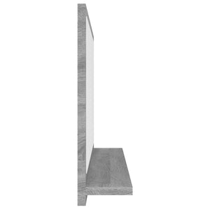 Badspiegel Grau Sonoma 60 cm mit Ablage