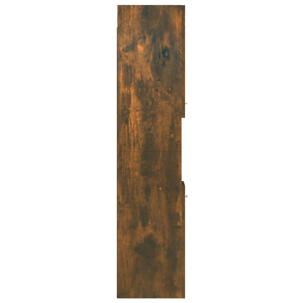 Badezimmerschrank Räuchereiche 30x30x130 cm