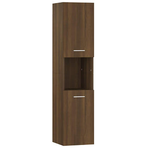 Badezimmerschrank Braun Eichenoptik 30x30x130cm