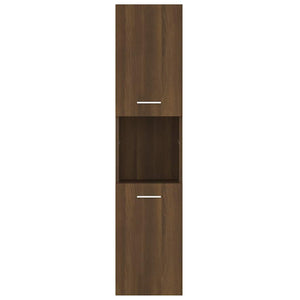 Badezimmerschrank Braun Eichenoptik 30x30x130cm