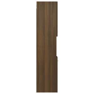 Badezimmerschrank Braun Eichenoptik 30x30x130cm