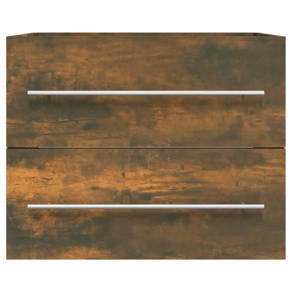 Waschbeckenschrank Räuchereiche 60 cm