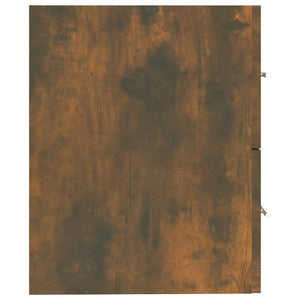 Waschbeckenschrank Räuchereiche 60 cm