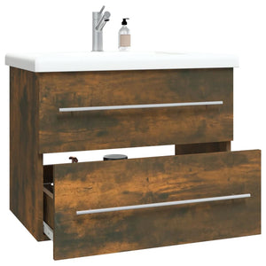 Waschbeckenschrank Räuchereiche 60 cm
