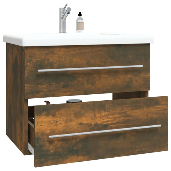 Waschbeckenschrank Räuchereiche 60 cm