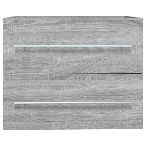 Waschbeckenschrank Grau Sonoma 60 cm