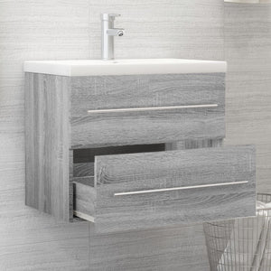 Waschbeckenschrank Grau Sonoma 60 cm