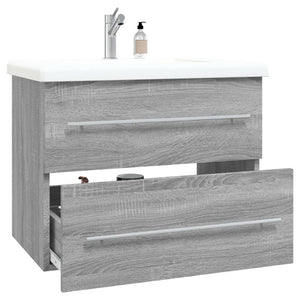 Waschbeckenschrank Grau Sonoma 60 cm