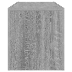 TV-Schrank mit LED Grau Sonoma 120 cm