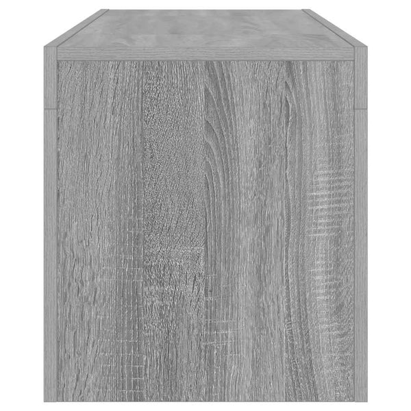 TV-Schrank mit LED Grau Sonoma 120 cm