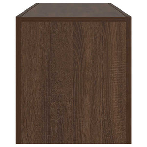 TV-Schrank mit LED Braun Eichen-Optik 120cm