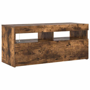 TV-Schrank Räuchereiche mit LED 90 cm