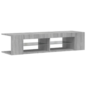 TV-Schrank Grau Sonoma mit LED