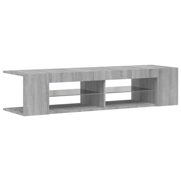 TV-Schrank Grau Sonoma mit LED