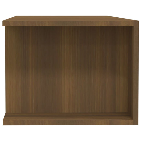 TV-Schrank Braun Eichen-Optik mit LED