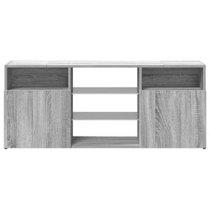 TV-Schrank mit LED Grau Sonoma 120 cm